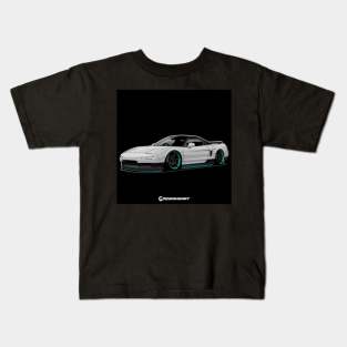 Nsx black background Kids T-Shirt